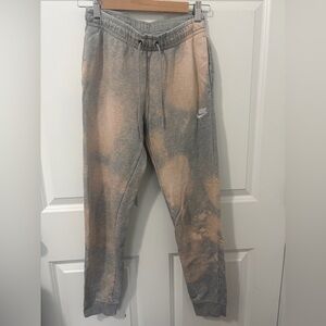 Nike Gray and Tan Sweatpants